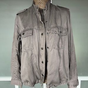 RAILS COLLINS MILITARY JACKET SLATE SIZE MEDIUM